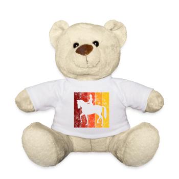 Dressur Dressurreiten Dressurreiter Reiten Pferd - Teddy - Weiß - Vorne