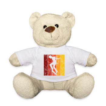 Skateboard Skateboarder Skater Skate Skateing - Nounours - blanc - Devant