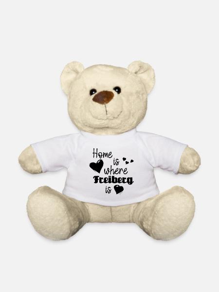 Zuhause in Freiberg - Home is where Freiberg is - Teddy - Weiß