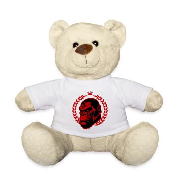 Tête de gorille - Nounours - blanc - Devant