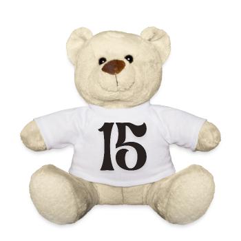 15 - Teddy Bear - white - Front