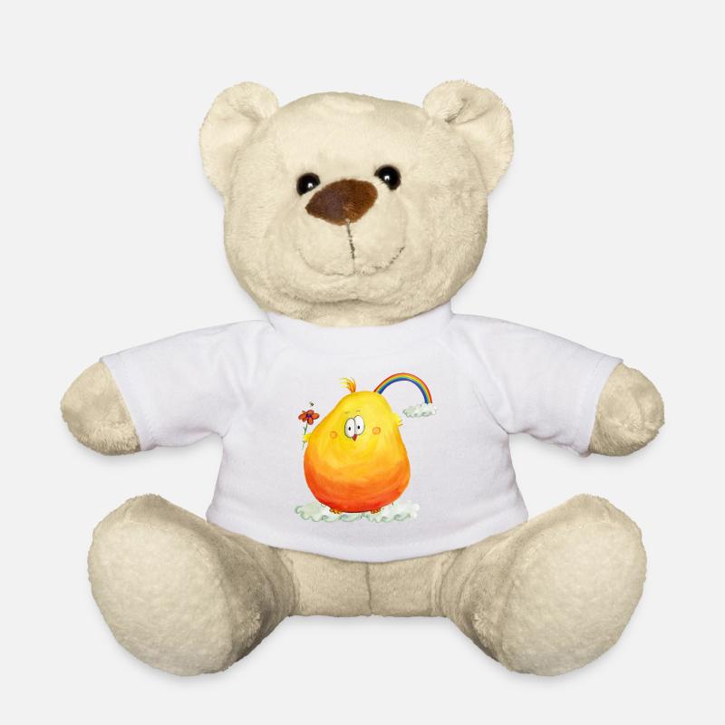 Rainbowbirds "birdy ensoleillé" - Nounours - blanc