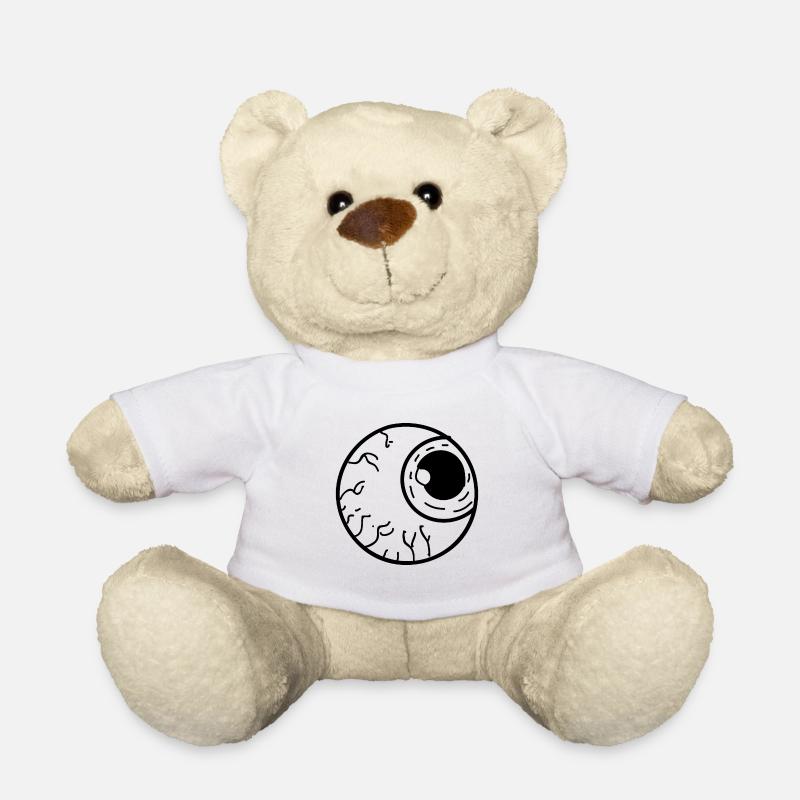 Magisches Auge - Teddy - Weiß