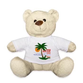 UNTER PALMEN LÄSST ES SICH LEBEN - Teddy - Weiß - Vorne