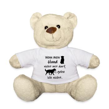 Lustiges Hunde Design - Teddy - Weiß - Vorne