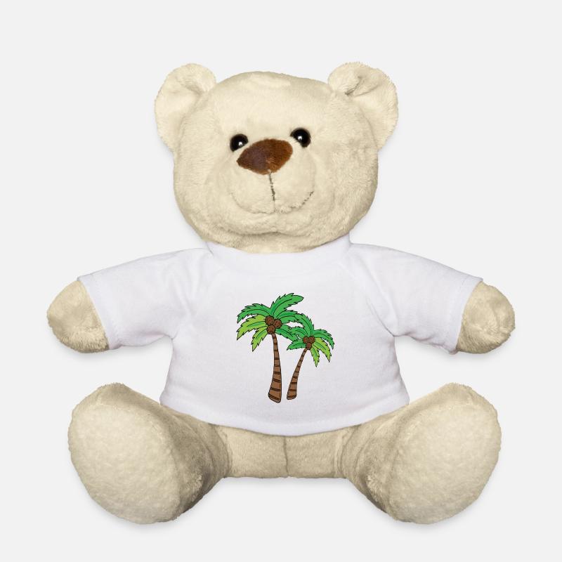 Palme - Teddy - Weiß