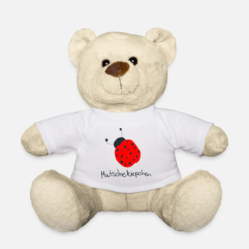 sächsischer marienkäfer - Teddy - Weiß
