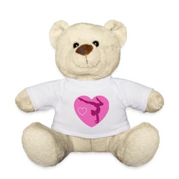 turnerin mädchen - Teddy - Weiß - Vorne