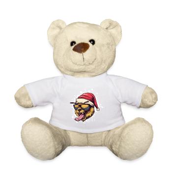 Abeille Noël Drôle - Nounours - blanc - Devant
