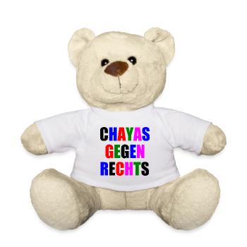 chayas gegen rechts - Teddy - Weiß - Vorne