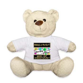 Flûte, personne n’est parfait .................... - Nounours - blanc - Devant