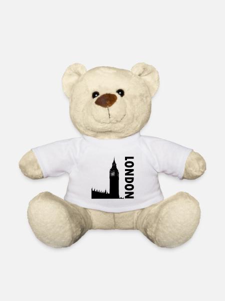 Big Ben London - Teddy - Weiß