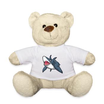 Hai, Haifisch - Teddy - Weiß - Vorne