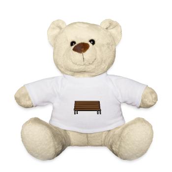 Sitzbank - Teddy - Weiß - Vorne