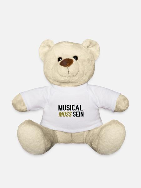 Musical muss sein - Teddy - Weiß