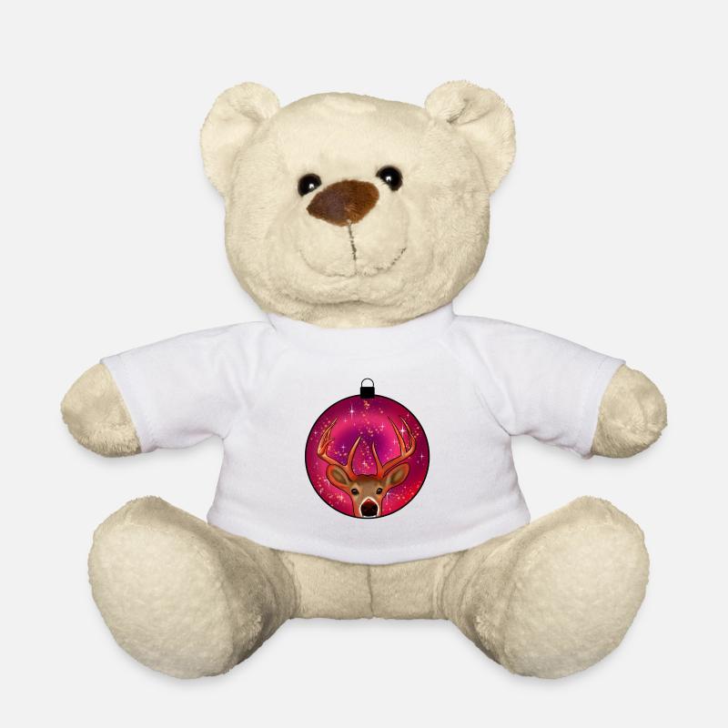 Reindeer xmas - Teddy Bear - white