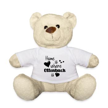 Zuhause in Offenbach - Home is where Offenbach is - Teddy - Weiß - Vorne