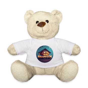 Kürbisse und Zaubersprüche: Halloween mit Stil - Teddy - Weiß - Vorne