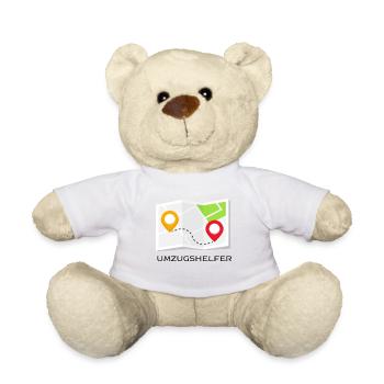 Déménageurs - un grand merci ! - Nounours - blanc - Devant
