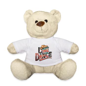 Line Dance Line Dance my hobby - Teddy Bear - white - Front