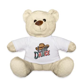 La danse en ligne : mon hobby - ma passion - mon truc - Nounours - blanc - Devant