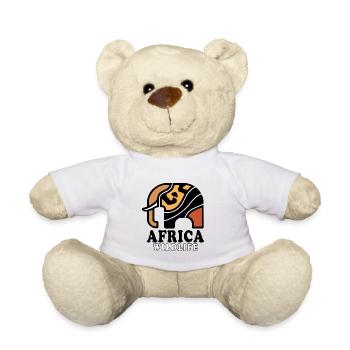Éléphant I AFRIQUE Faune - Nounours - blanc - Devant