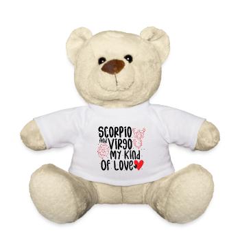 Scorpio And Virgo My Kind Of Love - Astrologie - Nounours - blanc - Devant
