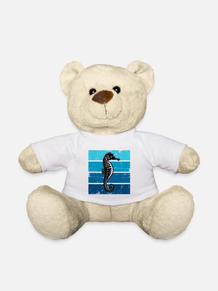 Seepferdchen Meereslebewesen Seepferd - Teddy - Weiß