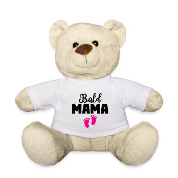 Bald Mama Tochter Baby Mutter - Teddy - Weiß - Vorne