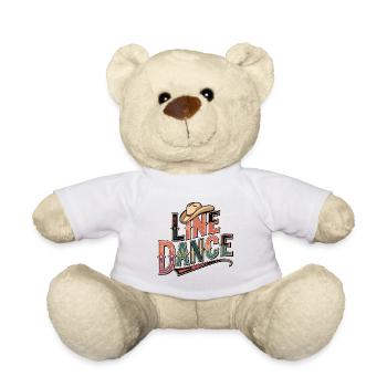 Line dancing my hobby - my passion - my thing - Teddy Bear - white - Front
