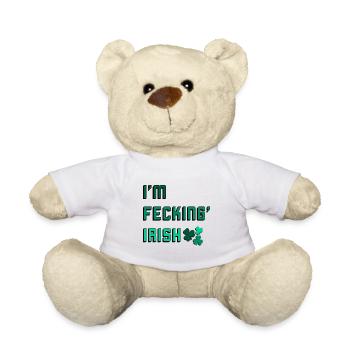 Je suis Fecking' Irish - Nounours - blanc - Devant