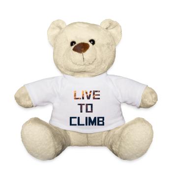 Rock Climbing - Teddy Bear - white - Front