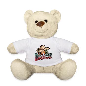 Line dancing my hobby - my passion - my thing - Teddy Bear - white - Front