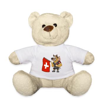 Chien rasta suisse - Nounours - blanc - Devant