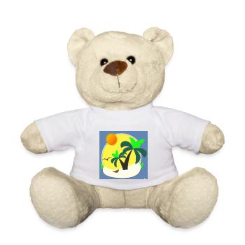 Vacation - Teddy Bear - white - Front