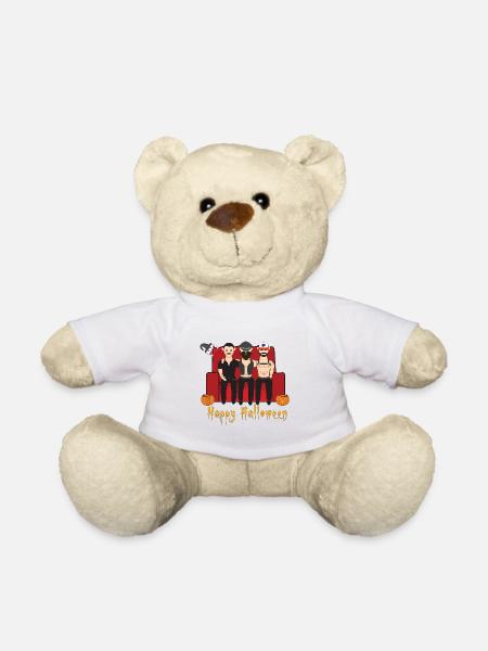 Fröhliches Halloween - Teddy - Weiß