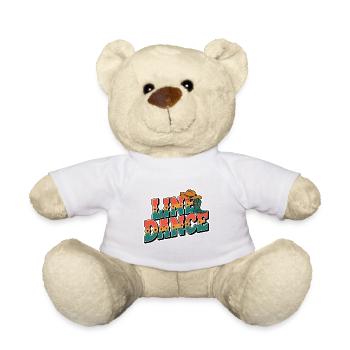 Line Dance Line Dance my hobby - Teddy Bear - white - Front