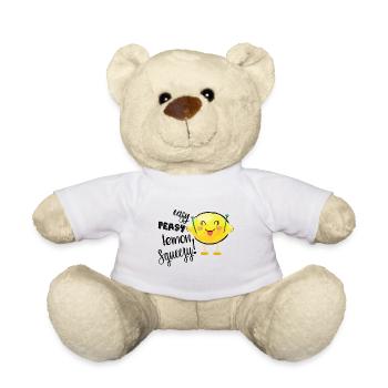 Easy Peasy Lemon Squeezy - Teddy Bear - white - Front