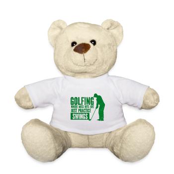Golf - Golfclub Goldspieler Birdie Elite Luxus - Teddy - Weiß - Vorne
