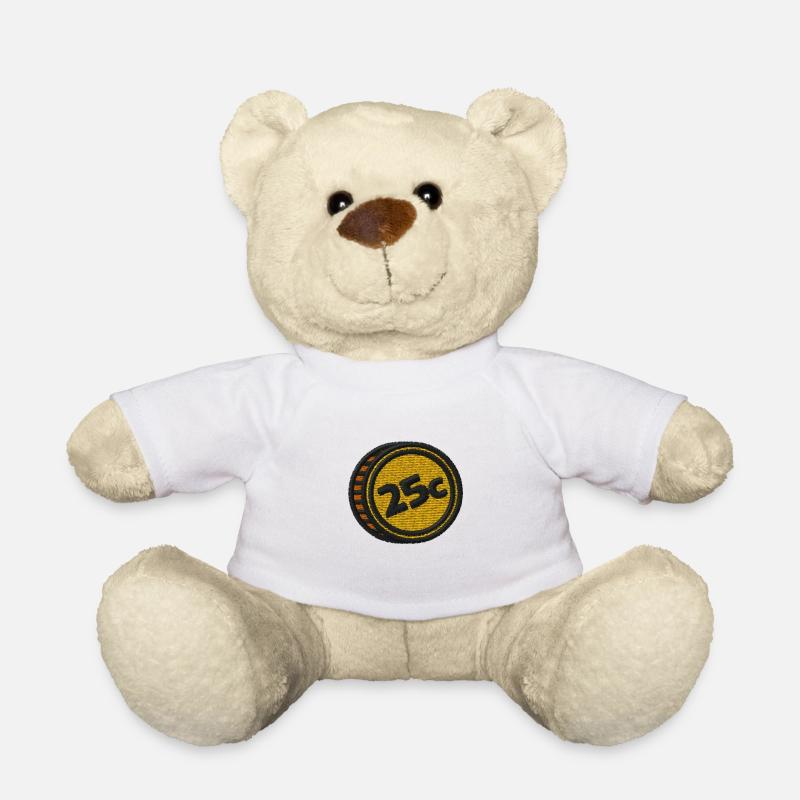 Münze - Teddy - Weiß