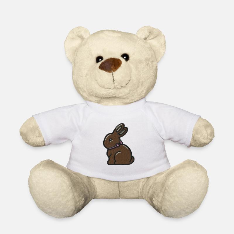 Lapin en chocolat - Nounours - blanc