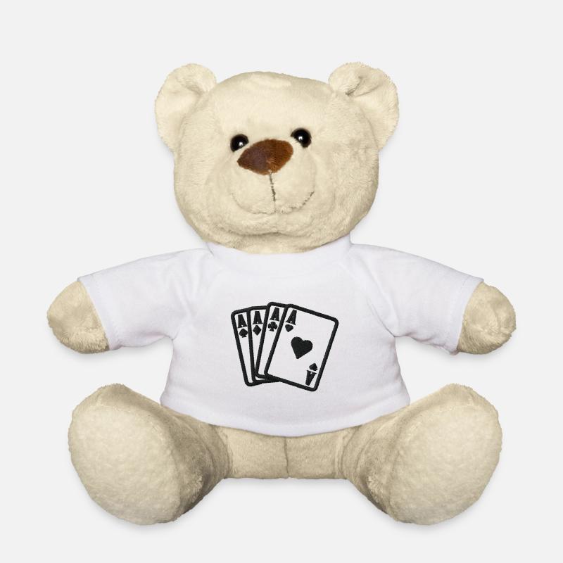 Playing cards - Teddy Bear - white