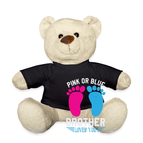 Pink or blue brother loves you - Teddy