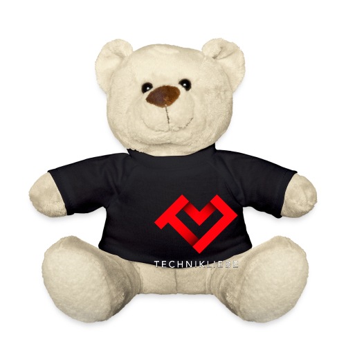 Technikliebe-Logo (klein) mit Schrift - Teddy