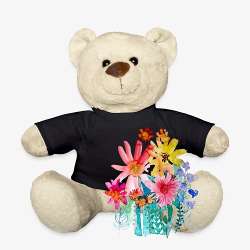 Blumenstrauß aquarell - Teddy