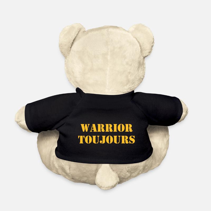 Warrior un jour Warrior Toujours Recto Verso - Nounours - noir