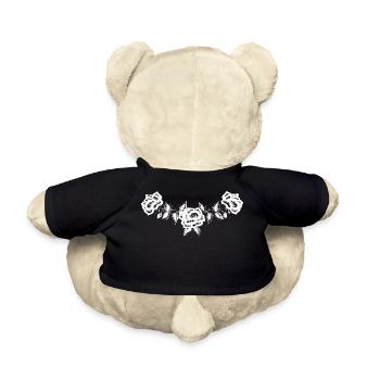 Western Rose - Rückseite vintage retro country sw - Teddy - Schwarz - Hinten