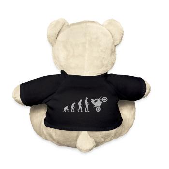 Dirtbike Evolution Clean Grau - Teddy - Schwarz - Hinten