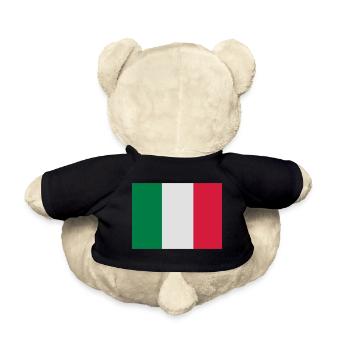 Italienisch-Flagge - Teddy - Schwarz - Hinten