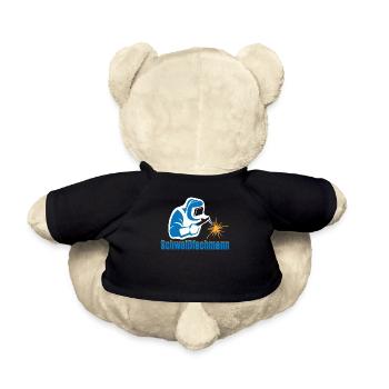 Welding specialist / welding master - professional welder - Teddy Bear - black - Back